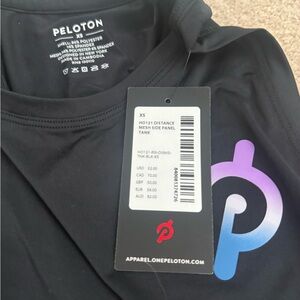 Peloton Black Tank with Gradient Logo